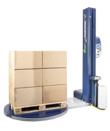 Pallet Packing Machine With Roop PALLET WRAPPING MACHINE ROBOPAC ECOPLAT PLUS BASE | Springpack