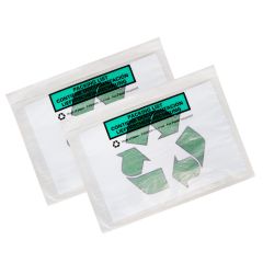 DOCUMENT WALLET ECOPAPER PRINTED 'DOCUMENTS ENCLOSED' A5 (1000 PACK)
