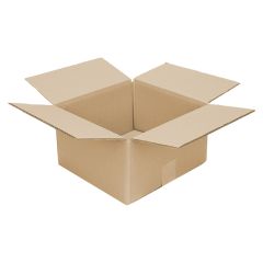 CARDBOARD BOX SINGLE WALL 12X12X6" 305X305X152MM