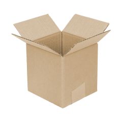 CARDBOARD BOX SINGLE WALL 5X5X5" 127X127X127MM FSC® MIX