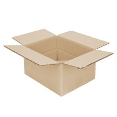CARDBOARD BOX DOUBLE WALL 12X9X9" 305X229X229MM   FSC® MIX *** EHC EXTRA HEIGHT CREASE  229/152/75MM 