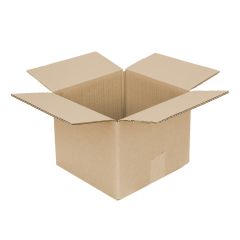 CARDBOARD BOX DOUBLE WALL 9X9X7" 229X229X178MM