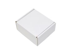 CARDBOARD POSTAL BOX WHITE 160X150X75MM