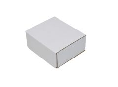 CARDBOARD POSTAL BOX WHITE 160X150X70MM