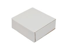 CARDBOARD POSTAL BOX WHITE 220X230X80MM