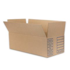 CARDBOARD BOX SINGLE WALL BDCM3 595X295X188MM
