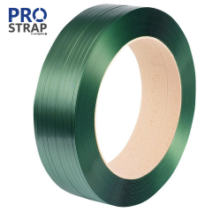 PROSTRAP POLYESTER STRAPPING REEL -  GREEN 12.5X0.6MMX2500M