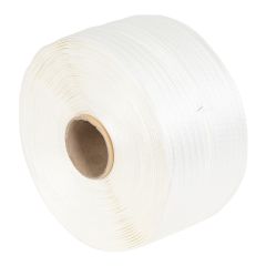 PROSTRAP POLYESTER STRAPPING WHITE 19MM X 500M REEL