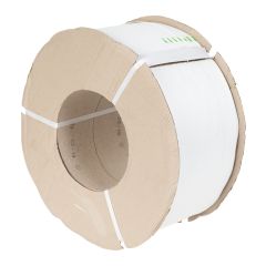 PROSTRAP STRAPPING FOR MACHINES POLYPROPYLENE WHITE 9MM X 4000M REEL 