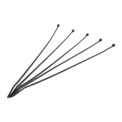 BLACK CABLE TIES 370X4.8MM (100 PACK)