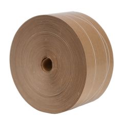 GUMMED SEMI REINFORCED PAPER PACKING TAPE 70MM X 200M ROLL (12 PACK)