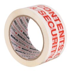 CONTENTS CHECKED PRINTED PACKAGING TAPE 48MM X 66M ROLL (36 PACK)