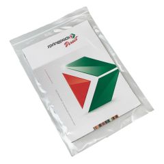 GRIP SEAL POLYTHENE BAG 160G 30% RECYCLED PG 14 10X14" 250X350MM (1000 PACK)
