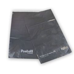 POSTAL PLUS POLYTHENE MAILING BAG GREY OUT/BLACK 325X475MM (500 PACK)