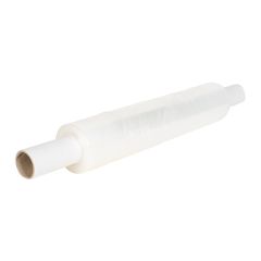 CLEAR PRE STRETCHED BLOWN HAND PALLET WRAP WITH EXTENDED CORE 400MM X 600M ROLL (6 PACK)