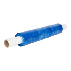 BLUE BLOWN SIMPLY ECO 30% RECYCLED CONTENT HAND PALLET WRAP MEDIUM DUTY EXTENDED CORE 400MM X 300M ROLL (6 PACK)