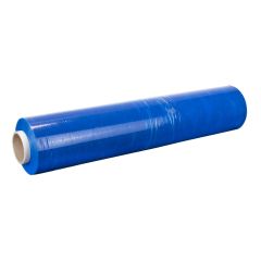 BLUE BLOWN SIMPLY ECO 30% RECYCLED CONTENT HAND PALLET WRAP EXTRA HEAVY DUTY STANDARD CORE 500MM X 250M ROLL (6 PACK)