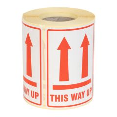 THIS WAY UP LABELS 108X79MM 500 PER ROLL