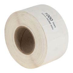 PERMANENT SEALING LABELS 50MM 1000 PER ROLL