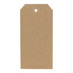 BUFF UNSTRUNG TAGS SIZE 5 120X60MM (1000 PACK)