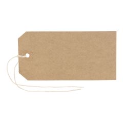 BUFF STRUNG TAGS SIZE 5 120X60MM (1000 PACK)