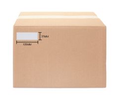 WHITE LABELS 105X37MM 16 LABELS/A4 SHEET-500 SHEETS PER BOX