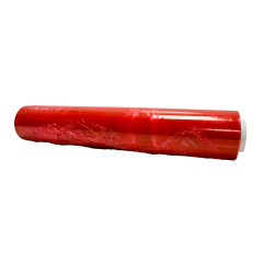 Red Tint Hand Pallet Wrap - Blown - Standard Core - 500mm x 300m - Medium Duty