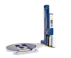 Robopac - Rotoplat TP3 - Turntable wrapping machines with shaped plate for pallet jack loading