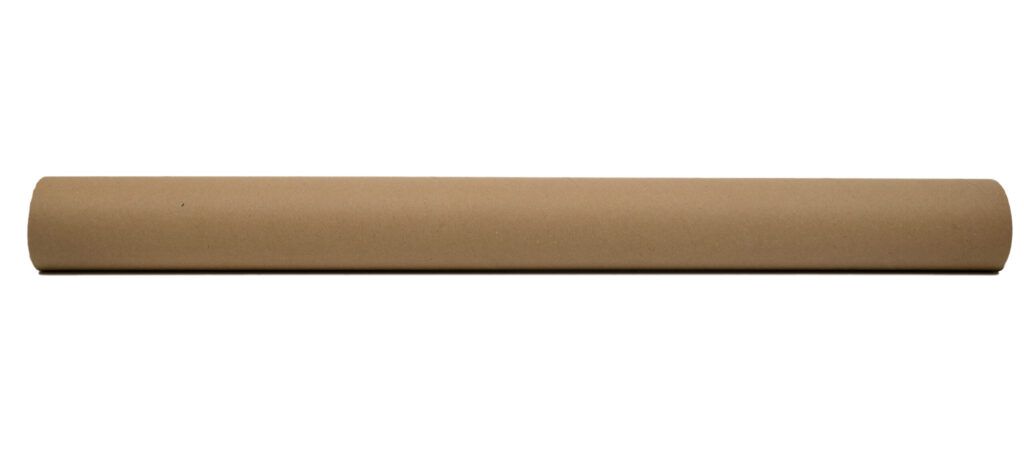 REALPACK Postal Mailing Tubes - 3" Diameter X 890mm (35") Long | Cardboard With Plastic End Caps For Posters & Art