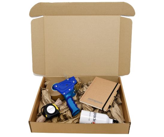 CARDBOARD POSTAL BOX BROWN 426X342X74MM (50 PACK) | Springpack