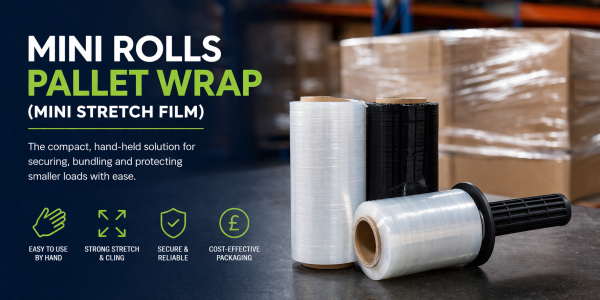 Mini Rolls Pallet Wrap (Mini Stretch Film) - A Handy Wrapping Solution