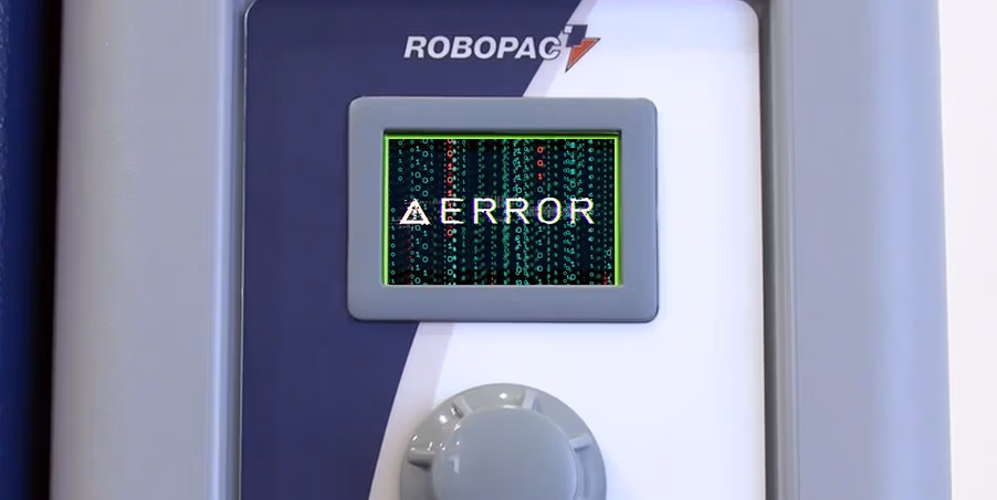 header main content robopac error codes