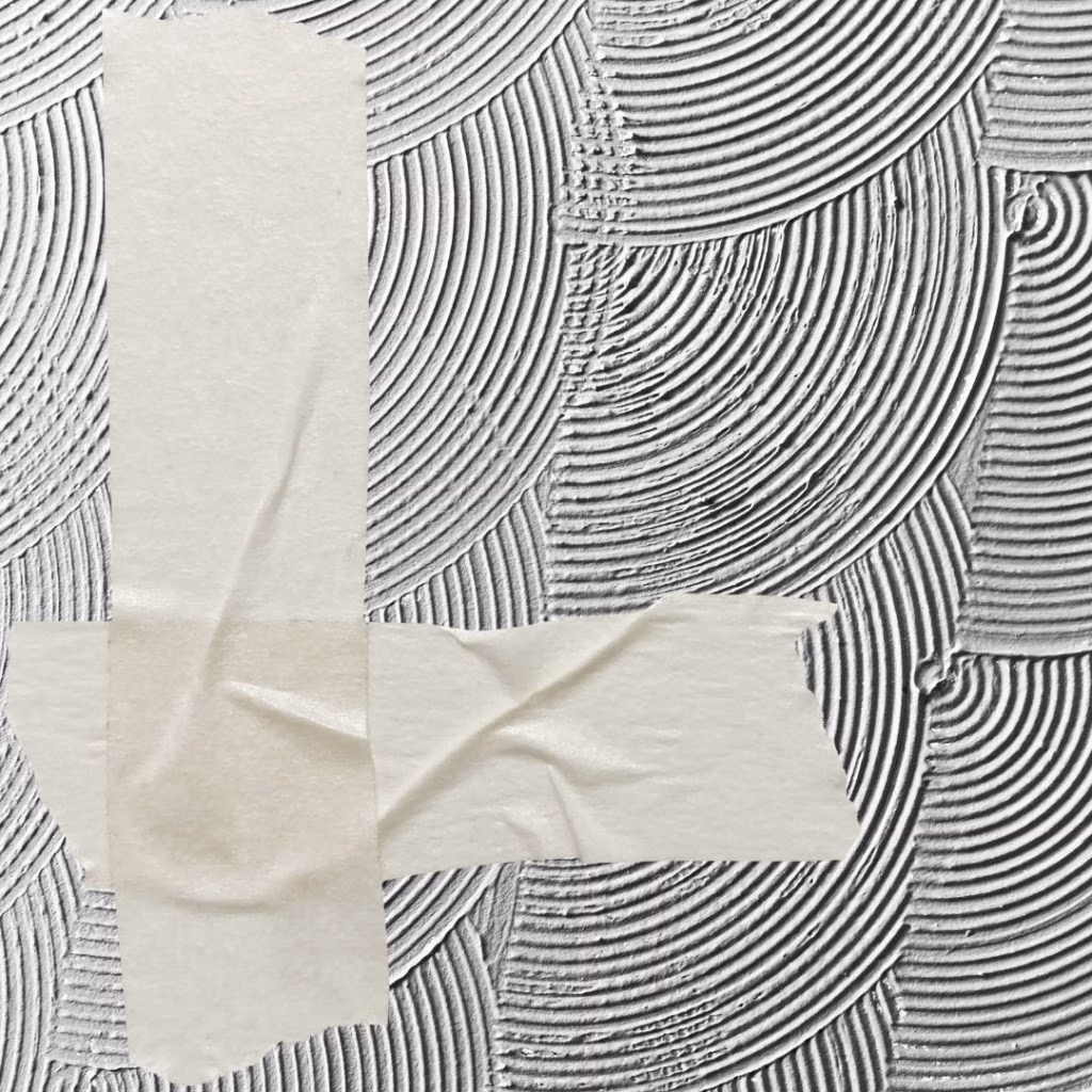 tape on textured surface