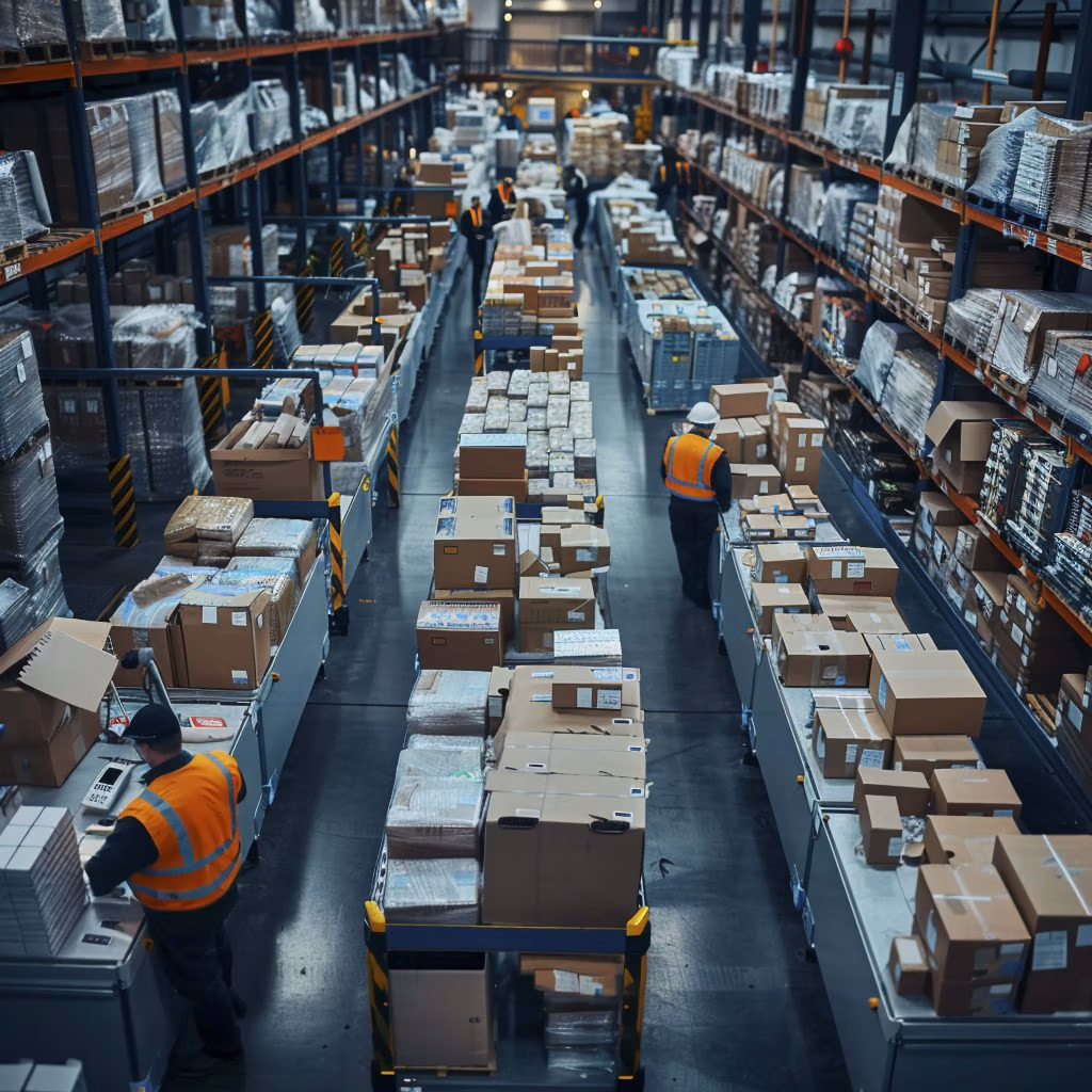 Gloomy Warehouse Image
