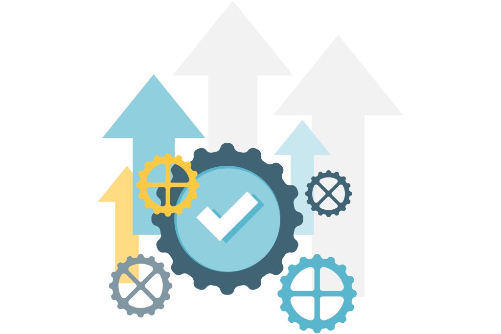 Operational increase icon