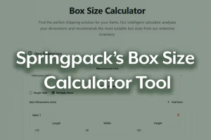 Find the Perfect Packaging with Springpack’s Box Size Calculator Tool