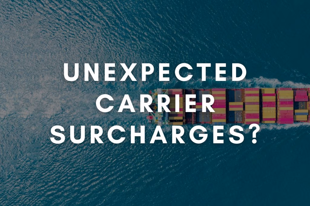 Unexpected Carrier Surcharges?