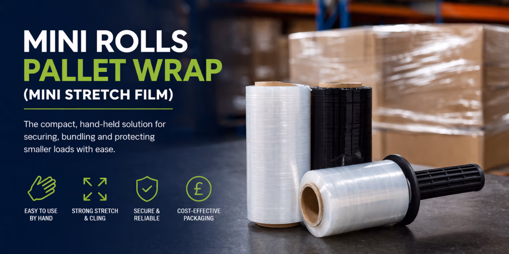 Mini Rolls Pallet Wrap (Mini Stretch Film) - A Handy Wrapping Solution